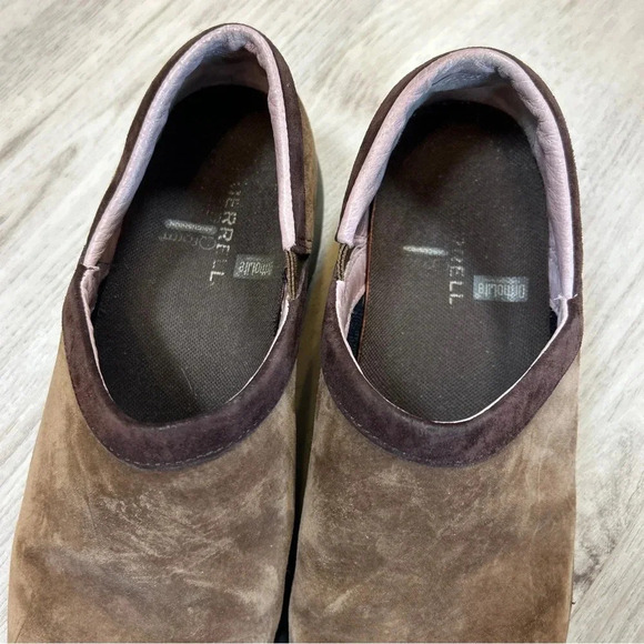 Merrell Encore Slip-on Clog Mule Hikers Adam’s Dark Earth Suede / Women’s Size 8 - Picture 9 of 10